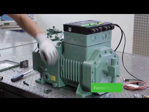 How to mount the BITZER IQ MODULE on reciprocating compressors