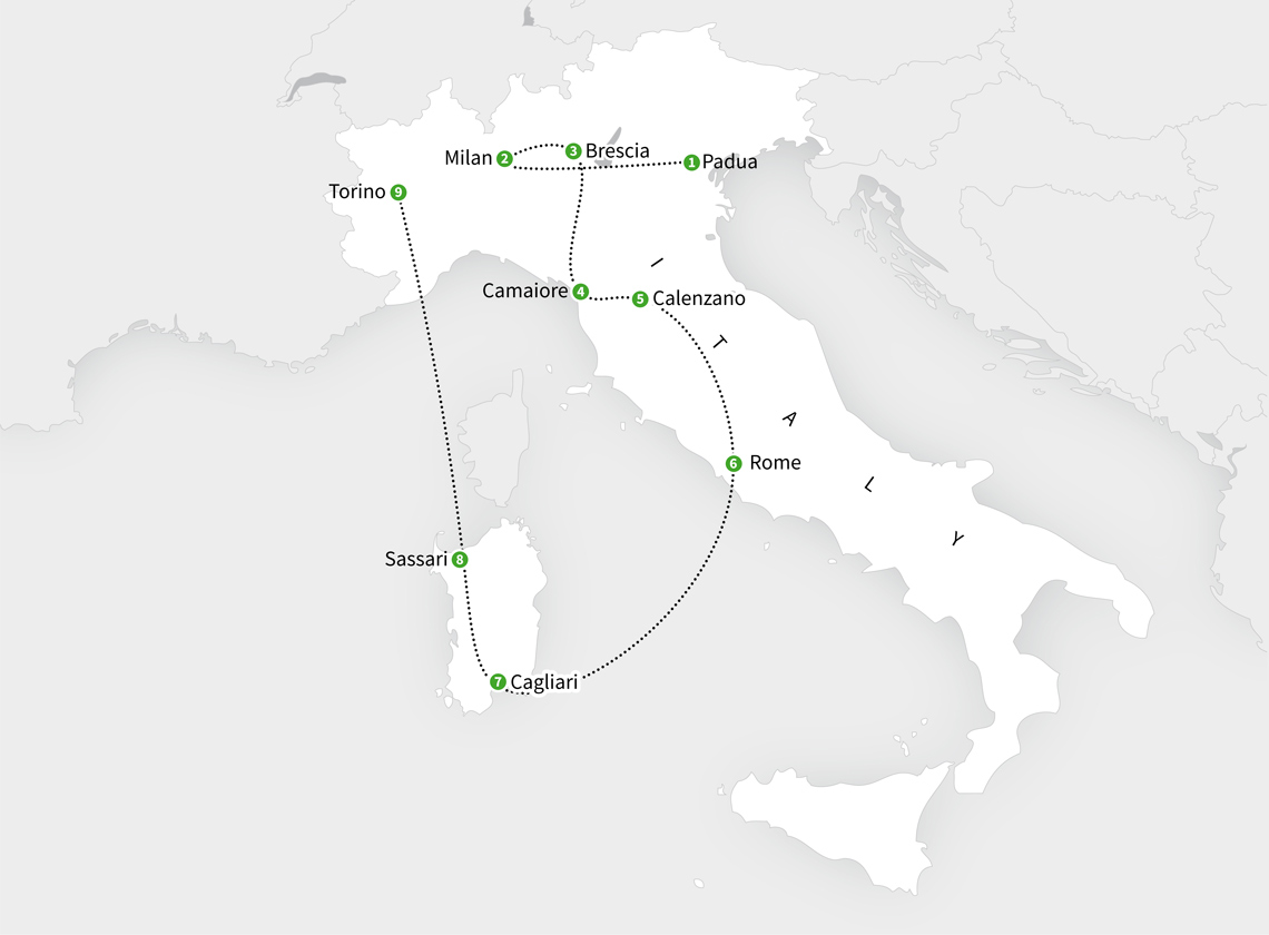 Karte Italien