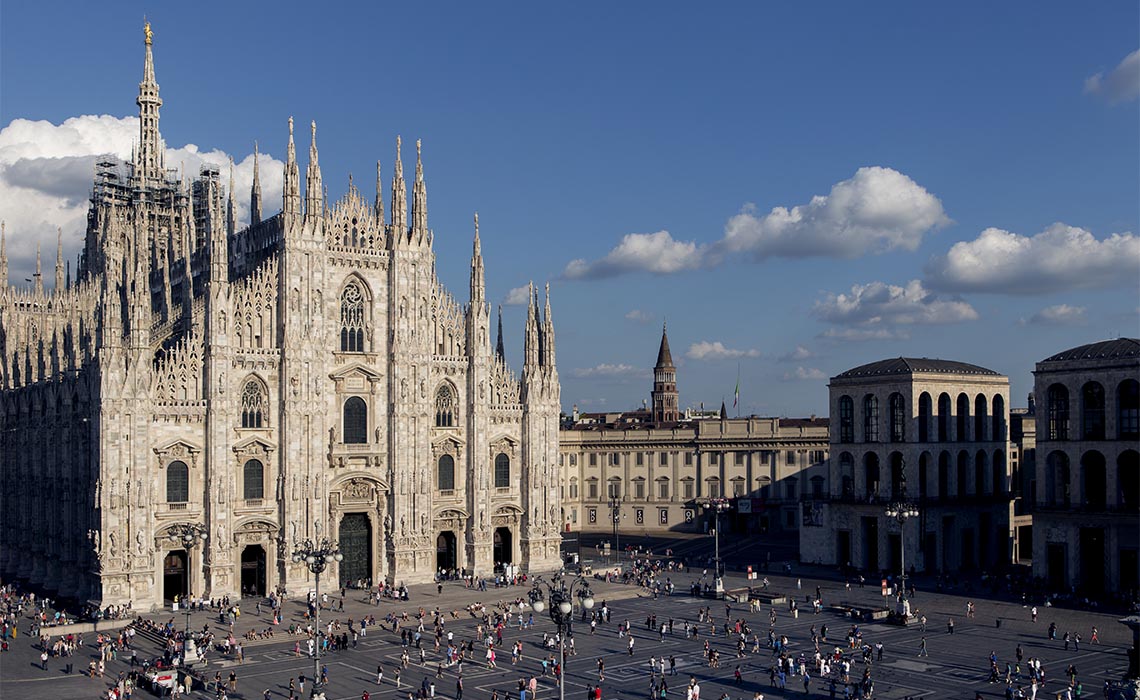 Imposing: Milan cathedral captivates with its impressive architecture