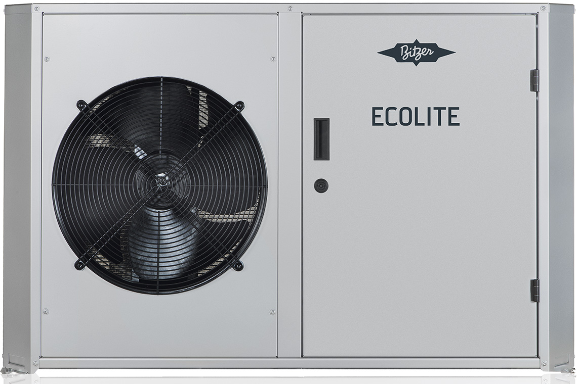 比泽尔在 2018 年 Chillventa 展会上首次展出了 7 个新型 ECOLITE 冷凝机组