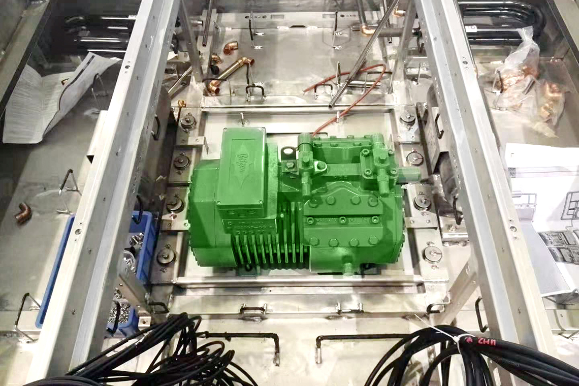 Green BITZER reciprocating compressors in the refrigeration systems of a Wanton Mall in China