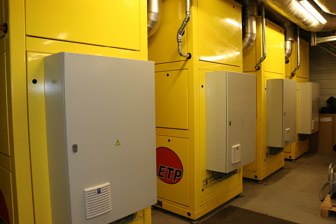 ETP 专家为 Maastricht UMC+ 安装了四台高温热泵